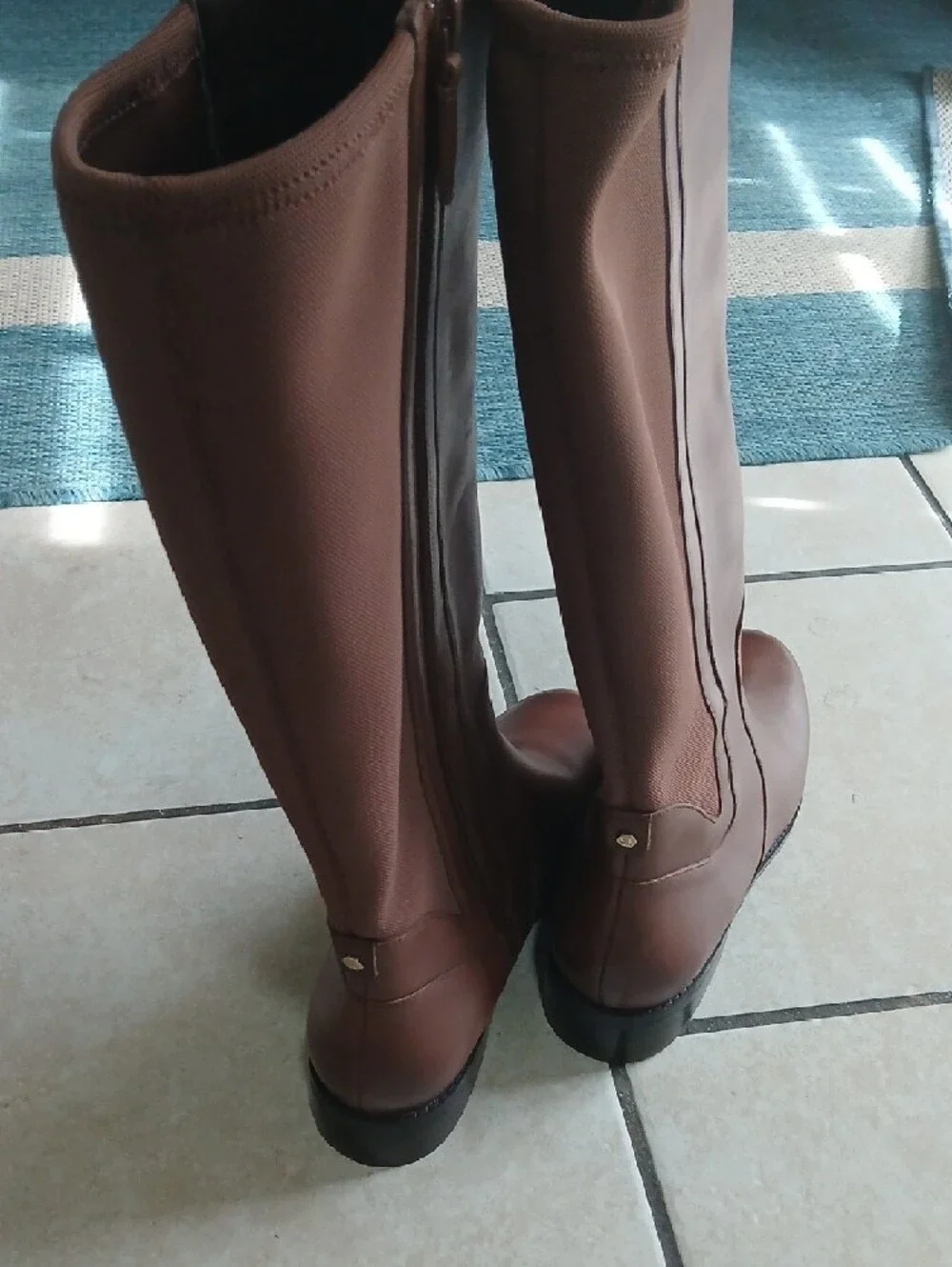 COLE HANN Womens Size 9 Tall Brown Over-the-Knee Riding Boots NWOB